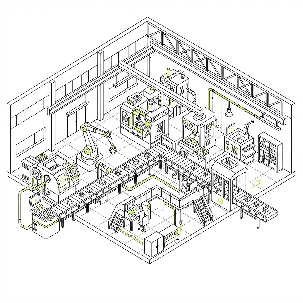 Diseño técnico de una línea industrial